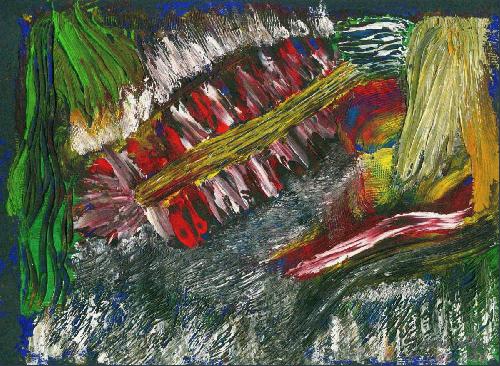 RTS - NO.1, by Zammerly, Circa 2004, painted in Dubai, UAE. Gouache on special paper, 12 in. x 10 in.. Original Price $10,000.00.
-----------
For Sale here is a Giclee Print (unsigned and unnumbered), 20 in. X 24 in., Free Shipping to selected countries!